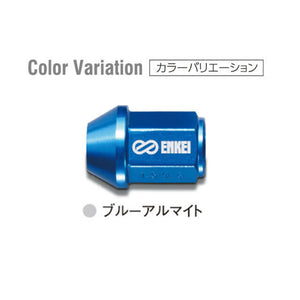 ENKEI PERFORMANCE DURALUMIN WHEEL LOCK AND NUT BLUE ANODIZED M12X1.5 16PCS EKN1BL-16P