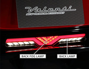 VALENTI JEWEL LED BACK FOG LAMP REVO LIGHT SMOKE BLACK CHROME FOR TOYOTA 86 ZN8 SUBARU BRZ ZD8 BFT86GRZ-SB-1