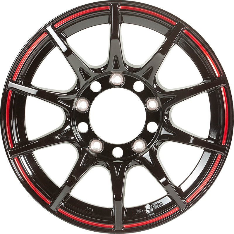5ZIGEN BLACK-MAN GI 17X7.0 +42 5-114.3 G.BLACK-RED LINE BMG7704254BD