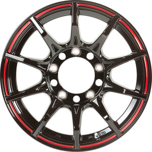 5ZIGEN BLACK-MAN GI 17X7.0 +42 5-114.3 G.BLACK-RED LINE BMG7704254BD