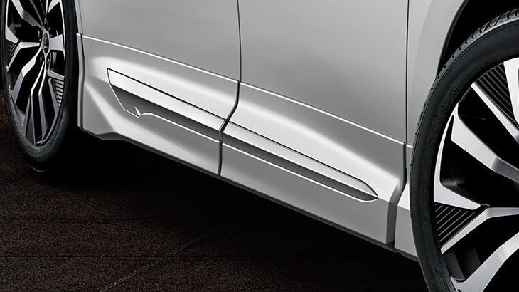 MODELLISTA SIDE SKIRT BLACK FOR TOYOTA ALPHARD AGH40W EXECUTUVE LOUNGE MSD44-58001-C0