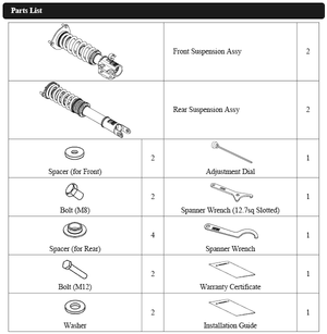HKS HIPERMAX SERIES OPTION PARTS DAMPER HEIGHT ADJUSTMENT WRENCH 2 PCS SET FOR  1799-SA009