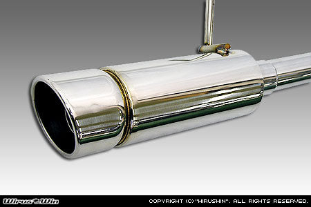 WIRUS WIN COMPACT MUFFLER POPPER TYPE FOR SUZUKI CARRY EBD-DA63T KOUKI K6A WIRUS-WIN-00065
