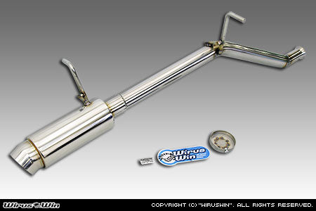 WIRUS WIN COMPACT MUFFLER SPORTS TYPE FOR SUZUKI CARRY EBD-DA63T ZENKI K6A WIRUS-WIN-00070
