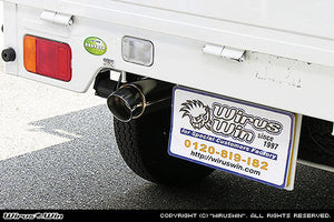 WIRUS WIN COMPACT MUFFLER SPORTS TYPE FOR SUZUKI CARRY EBD-DA63T KOUKI K6A WIRUS-WIN-00066