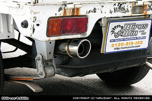 WIRUS WIN COMPACT MUFFLER POPPER TYPE FOR SUZUKI CARRY DC51T DC51B DD51T DD51B F6A WIRUS-WIN-00011