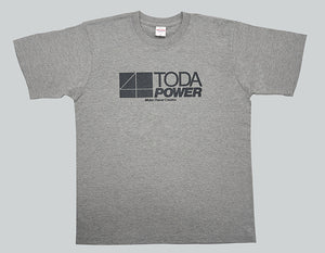 TODA RACING COTTON T-SHIRT LARGE GREY 99900-TEE-G0L