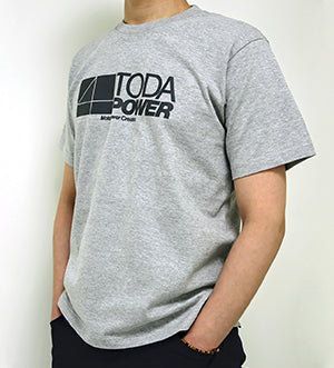 TODA RACING COTTON T-SHIRT 2L GREY 99900-TEE-G2L