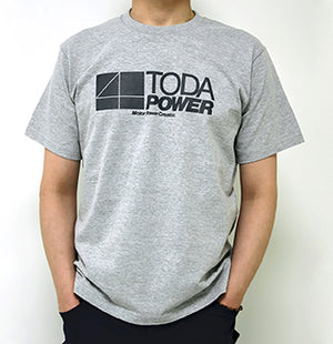 TODA RACING COTTON T-SHIRT 2L GREY 99900-TEE-G2L