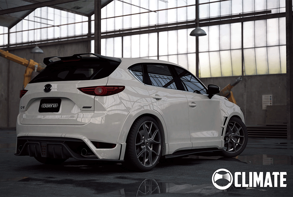 CLIMATE DOOR PANEL FRP UNPAINTED FOR MAZDA CX-5 CLIMATE-00002