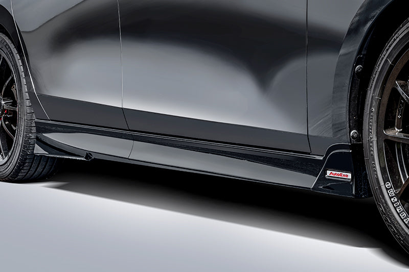 AUTOEXE SIDE UNDER SPOILER BLACK PAINTED FOR MAZDA MAZDA3 BP SERIES SEDAN BPA1V4910