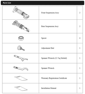 HKS HIPERMAX SERIES OPTION PART MOUNTING SPACERS 2 PCS SET 1799-SA029