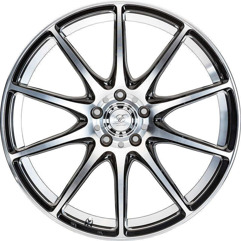 5ZIGEN D-EURO SPORT 19X9.0 +38 5-114.3 BLACK POLISH 5ZIGEN-00013