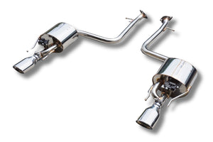 EXART IVSC MUFFLER CARBON FIBER OVAL TAIL (120MM WIDTH) EXHAUST EXHAUST FOR LEXUS IS350 3BA-GSE31 2GR-FKS EA01-LX115-CARBON-FIBER-OVAL-TAILPIPE-120MM-WIDTH