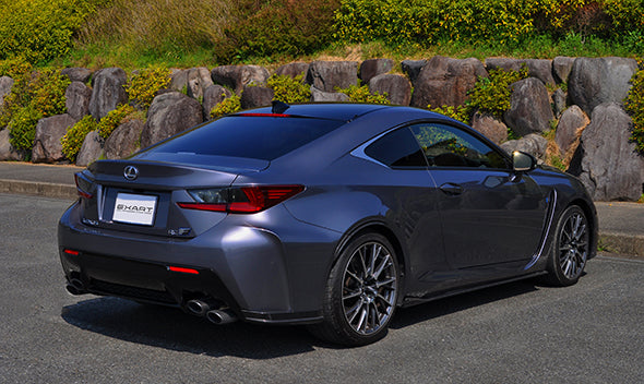EXART IVSC MUFFLER STAINLESS STEEL OVAL TAIL EXHAUST EXHAUST FOR LEXUS RC F DBA-USC10 2UR-GSE EA01-LX107-STAINLESS-STEEL-OVAL-TAIL