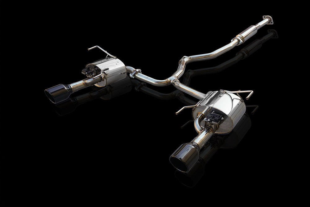 EXART IVSC MUFFLER WITH CARBON TAILPIPE EXHAUST EXHAUST FOR SUBARU LEVORG DBA-VMG FA20 EA01-SB108-C