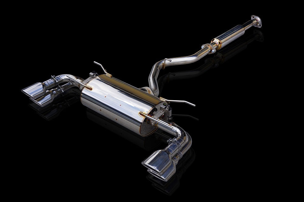 EXART IVSC MUFFLER WITH CARBON TAILPIPE EXHAUST EXHAUST FOR TOYOTA GR86 3BA-ZN8 SUBARU BRZ 3BA-ZD8 FA24 EA01-TY112-C