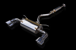 EXART IVSC MUFFLER WITH GRAPHITE METALLIC TAILPIPE EXHAUST EXHAUST FOR TOYOTA GR86 3BA-ZN8 SUBARU BRZ 3BA-ZD8 FA24 EA01-TY112-G