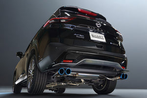 EXART ONE MUFFLER WITH GRAPHITE METALLIC TAILPIPE EXHAUST EXHAUST FOR NISSAN X-TRAIL 6AA-SNT33 KR15DDT EA02-NS103-G