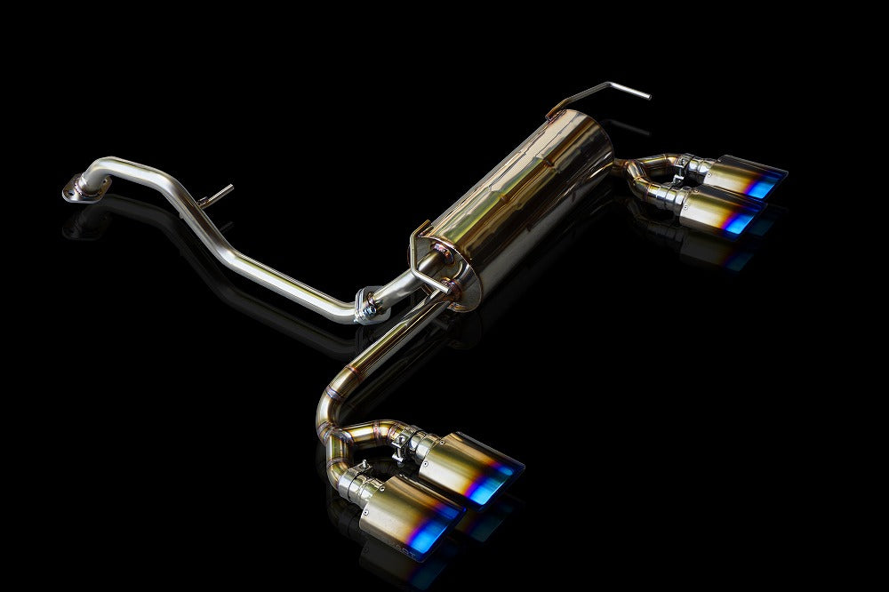 EXART ONE MUFFLER GRAPHITE METALLIC OVAL TAIL EXHAUST EXHAUST FOR NISSAN AURA NISMO 6AA-FSNE13 HR12DE EA02-NS104-G
