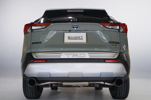 EXART ONE MUFFLER CARBON FIBER CIRCULAR TAILPIPE (OUTER DIAMETER Φ114) EXHAUST EXHAUST FOR TOYOTA RAV4 6AA-AXAH54 HYBRID A25A-FXS A25A-3NM-4NM EA02-TY113-C