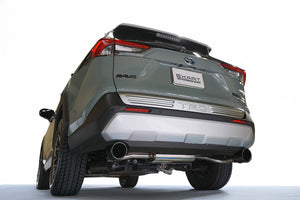 EXART ONE MUFFLER CARBON FIBER CIRCULAR TAILPIPE (OUTER DIAMETER Φ114) EXHAUST EXHAUST FOR TOYOTA RAV4 6AA-AXAH54 HYBRID A25A-FXS A25A-3NM-4NM EA02-TY113-C