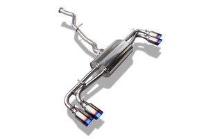 EXART ONE MUFFLER GRAPHITE TAIL (CIRCULAR OUTER DIAMETER 89MM) EXHAUST EXHAUST FOR TOYOTA CROWN CROSSOVER 5AA-TZSH35 T24A-FTS EA02-TY118-MG