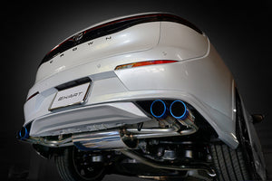EXART ONE MUFFLER GRAPHITE TAIL (CIRCULAR OUTER DIAMETER 89MM) EXHAUST EXHAUST FOR TOYOTA CROWN CROSSOVER 5AA-TZSH35 T24A-FTS EA02-TY118-MG