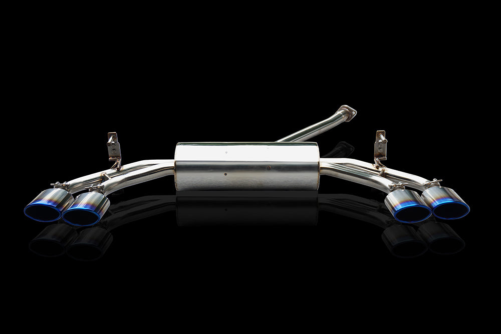 EXART ONE MUFFLER GRAPHITE OVAL TAIL (110MM X 70MM 4 PIECES) EXHAUST EXHAUST FOR TOYOTA CROWN SPORT 6AA-AZSH36W 6LA-AZSH37W A25A-FXS EA02-TY123-GG-STANDARD-REAR-BUMPER