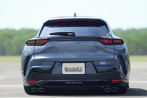 EXART ONE MUFFLER TITANIUM OVAL TAIL (110MM X 70MM 4 PIECES) EXHAUST EXHAUST FOR TOYOTA CROWN SPORT 6AA-AZSH36W 6LA-AZSH37W A25A-FXS EA02-TY123-GT-STANDARD-REAR-BUMPER