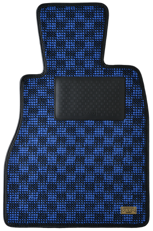 KARO FLAXY BRILLIANT BLUE FLOOR MATS FOR Toyota Duet M1#0A FLAXY-1100-BLUE