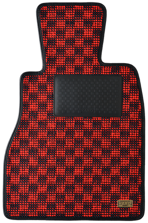 KARO GRAN FLAXY BRILLIANT RED FLOOR MATS FOR FERRARI 328GTS GRAN-FLAXY-799-RED
