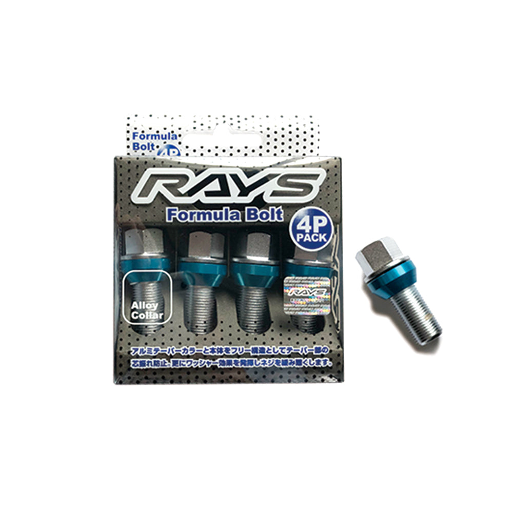 RAYS FORMULA BOLT SET 12X1.5 38 CP 60 4PC (CHROME) 7414000013403 - Black Hawk Japan