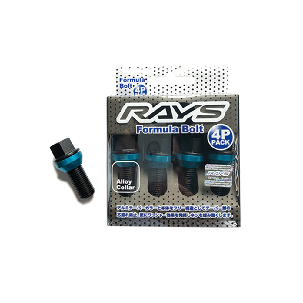 RAYS FORMULA BOLT SET 12X1.5 28 BK 60 4PC (BLACK) 7414000013402
