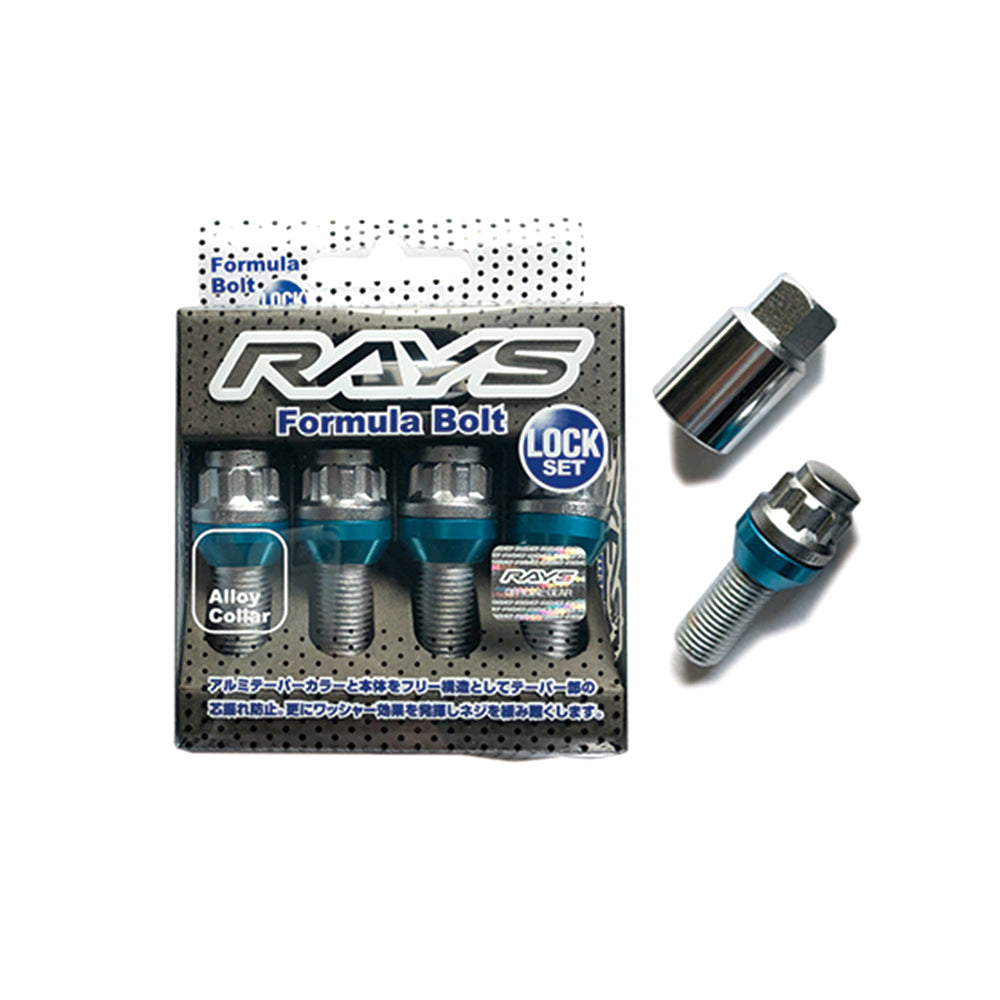RAYS FORMULA LOCK BOLT 17HEX 14X1.5 38MM CP 13R 4PC (CHROME) 7414000013435