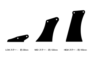 SARD LSR WING STAY MID FOR TOYOTA GR86 ZN8 SUBARU BRZ ZD8 61928M