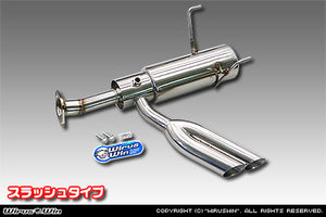 WIRUS WIN SLASH TYPE SIDE MUFFLER FOR DAIHATSU HIJET TRUCK EBD-S500P EBD-S510P KF WIRUS-WIN-00055