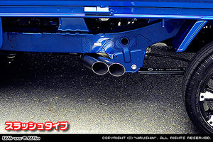 WIRUS WIN SLASH TYPE SIDE MUFFLER FOR DAIHATSU HIJET TRUCK EBD-S500P EBD-S510P KF WIRUS-WIN-00055