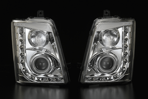 REVIER REIZ 3D LED LIGHT BAR HEADLIGHT METEOR VERSION INNER BLACK FOR SUZUKI CARRY DA63T DA65T HL-SZ13-RUN-JM