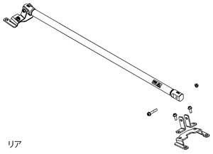 HKS CARBON BRACE FULL SET FOR TOYOTA GR86 ZN8 Year: 21.10~ SUBARU BRZ ZD8 Year: 21.08~ FA24 83001-AT004