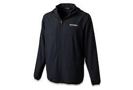 NISSAN POCKETABLE HOODIE JACKET BLACK LL KWA0450RB4