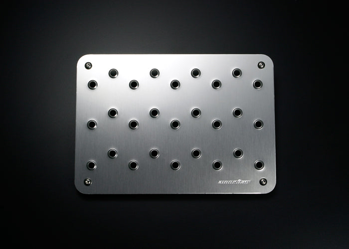 MONSTER SPORT ALUMINUM HEEL PLATE CLEAR 848100-0000M