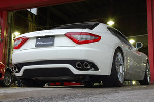 KREISSIEG CAT-BACK F1 SOUND VALVETRONIC EXHAUST SYSTEM STAINLESS STEEL BILLET FLOATING CURL TAIL SANDBLASTED KSG LOGO MARK FOR SPORTS AT WITH VARIABLE FUNCTION FOR MASERATI GRAND TURISMO SPORTS AT MGT-04-STAINLESSBILLET-GRANTURISMO-SPORTS-AT-YES