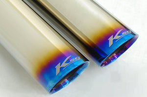 KREISSIEG CAT-BACK F1 SOUND VALVETRONIC EXHAUST SYSTEM TITANIUM FLOATING CURL TAIL SANDBLASTED KSG LOGO MARK FOR S SEMI-AT WITHOUT VARIABLE FUCTION FOR MASERATI GRAND TURISMO S SEMI AT MGT-04-TITANIUM-GRANTURISMO-S-SEMI-AT-NA