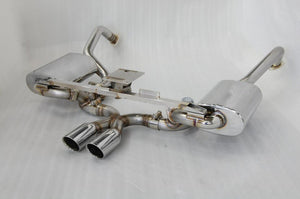 KREISSIEG FIRST CAT-BACK F1 SOUND VALVETRONIC EXHAUST SYSTEM STAINLESS STEEL FLOATING CURL TAIL SANDBLASTED KSG LOGO MARK 6SP EARLY MODEL FOR PORSCHE 987 BOXSTER ZENKI  P987B-01-STAINLESS-6SP