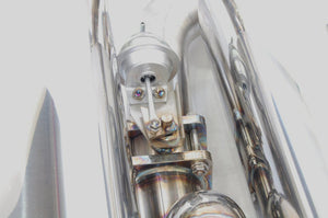 KREISSIEG FIRST CAT-BACK F1 SOUND VALVETRONIC EXHAUST SYSTEM STAINLESS STEEL BILLET FLOATING CURL TAIL SANDBLASTED KSG LOGO MARK FOR BMW E60 M5 BME60-03-STAINLESSBILLET