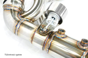 KREISSIEG HEADER BACK F1 SOUND VALVETRONIC EXHAUST SYSTEM STAINLESS STEEL FLOATING CURL TAIL SANDBLASTED KSG LOGO MARK FOR PORSCHE 997 TURBO  P997T-01-STAINLESS