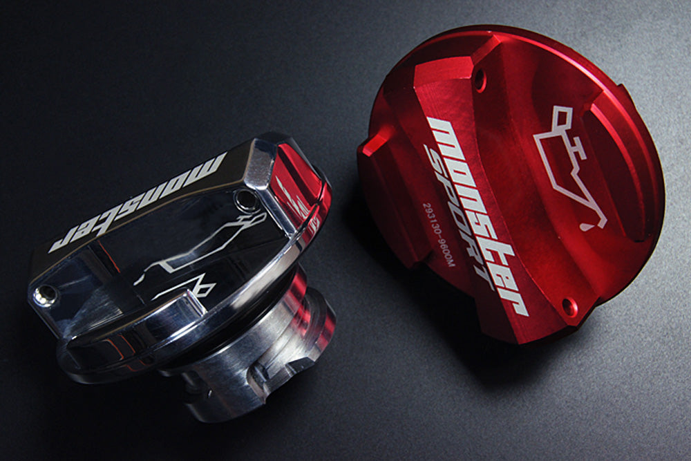 MONSTER SPORT OIL FILLER CAP ONE TOUCH TYPE RED COLOR FOR  293130-9600M