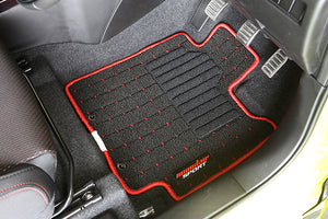 MONSTER SPORT FLOOR MATS SET FOR SUZUKI SWIFT SPORT ZC33S ZC13S ZC43S ZC53S ZD53S ZC83S ZD83S 894550-7600M