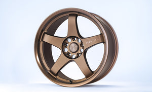 NISMO LM GT4 ALUMINUM ROAD WHEEL MACHINING LOGO VERSION 18X9.5J +12 5X114.3 BRONZE (ANODIZED ALUMINUM) FOR NISSAN SKYLINE BCNR33 BNR34 4030S-RS120-BR